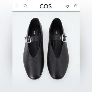BRAND NEW COS buckled ballet flats
